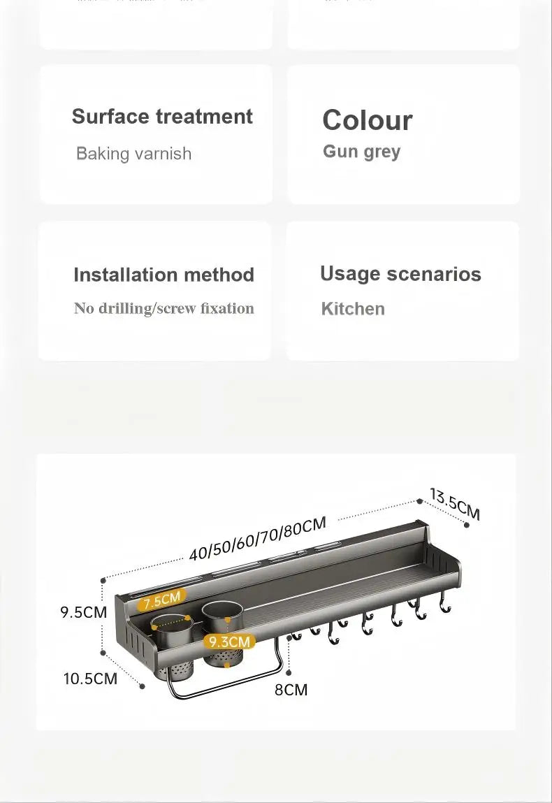 Estante de almacenamiento cocina