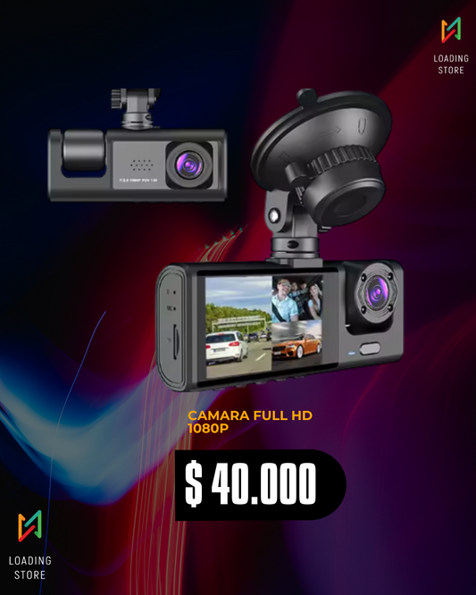 Cámara de Auto WIFI, Doble Cámara 1080P