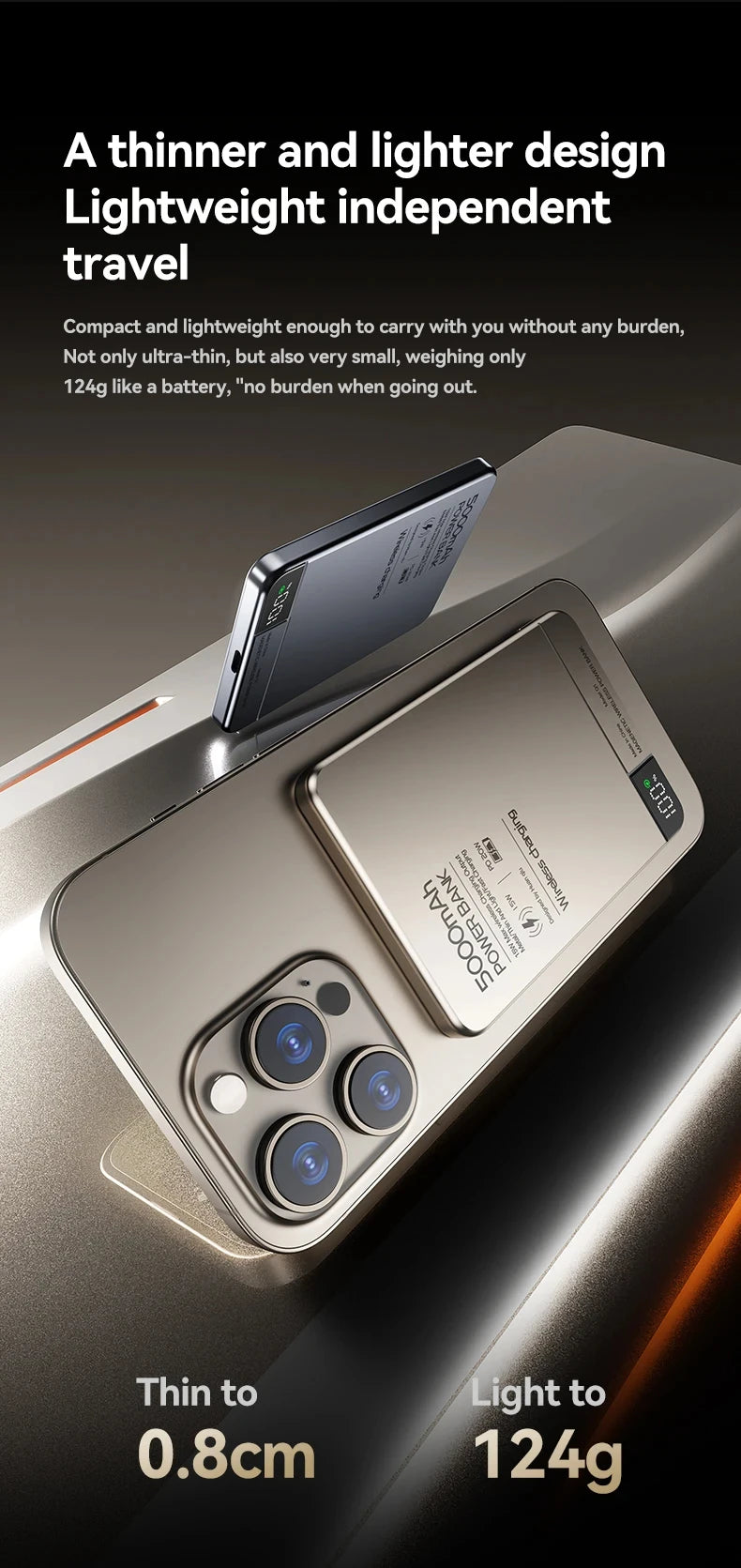 Batería externa PowerBank para iPhone