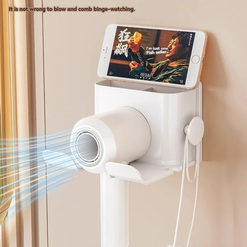 Soporte secador de pelo para Baño