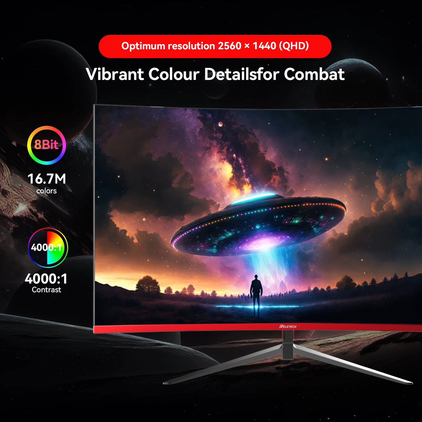 G27X Flex Pro Monitor 27" Gaming Curvo 2560x1440 QHD Adaptive Sync