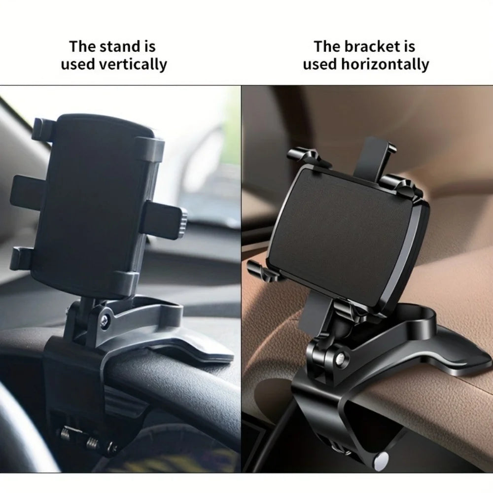 Soporte para teléfono de coche, compatible con iPhone, Samsung y Xiaomi.