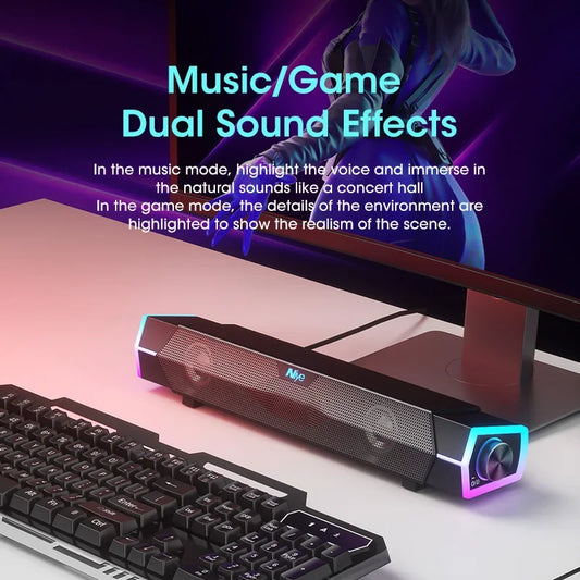 Altavoces para computadora 4D con Bluetooth 5.0