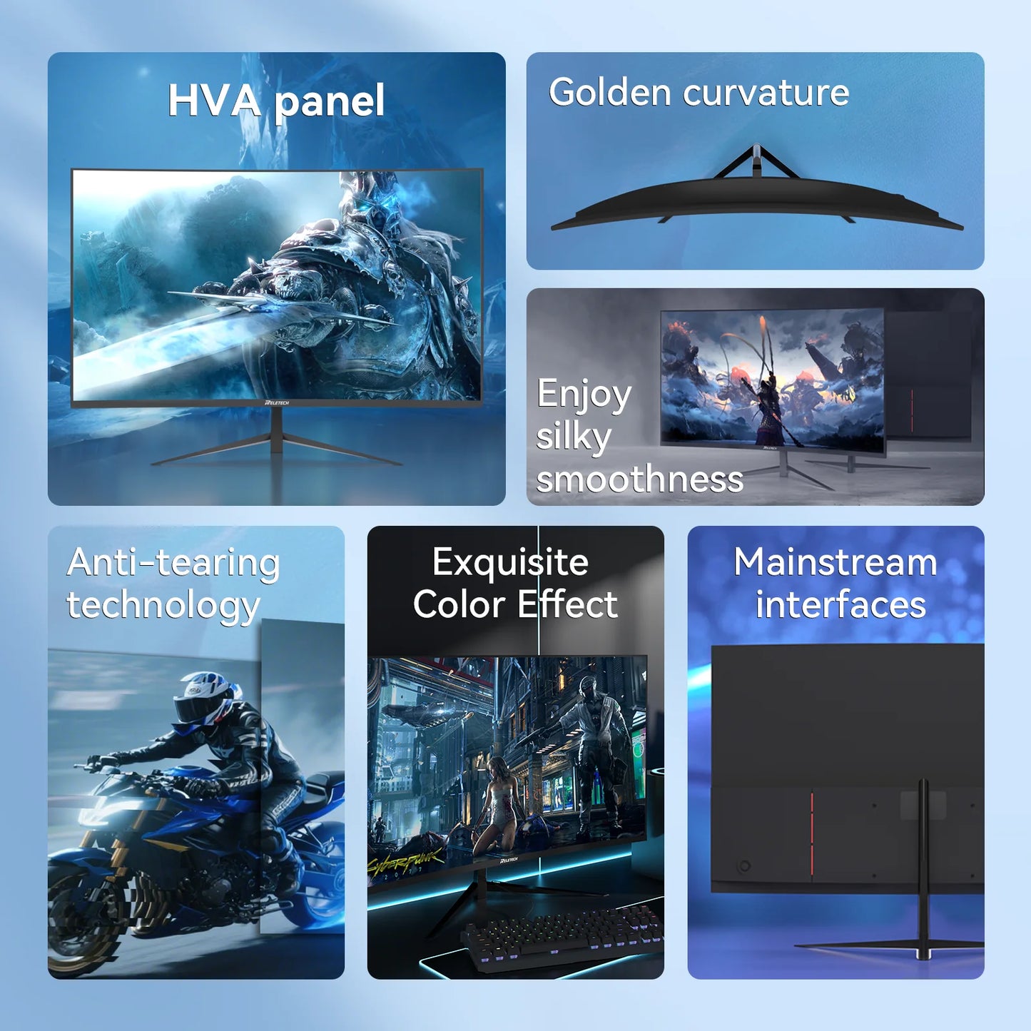 G27X Flex Pro Monitor 27" Gaming Curvo 2560x1440 QHD Adaptive Sync