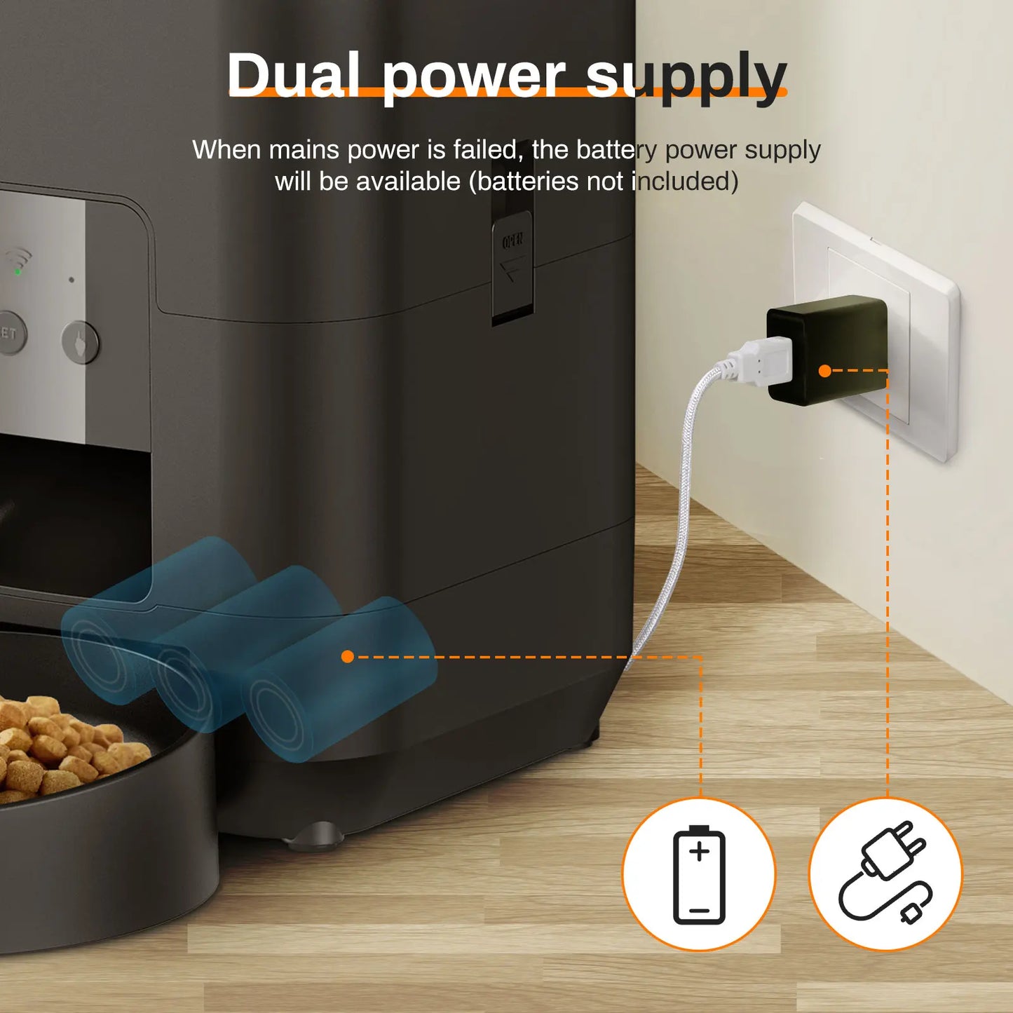 Comedero automático inteligente Wifi