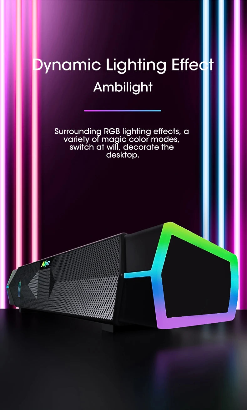 Altavoces para computadora 4D con Bluetooth 5.0