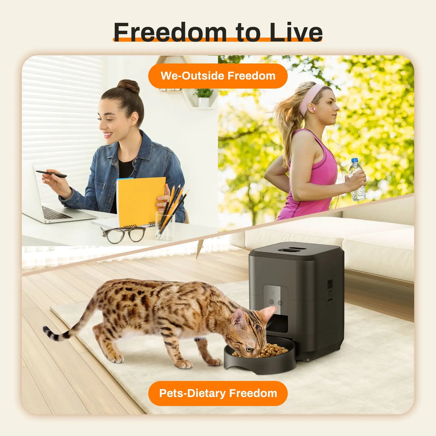 Comedero automático inteligente Wifi