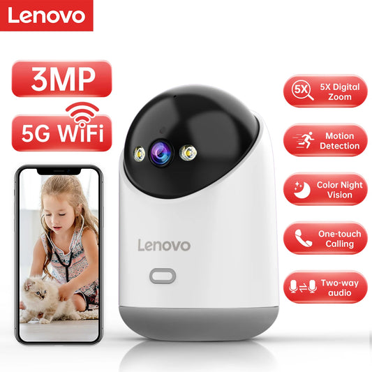 Robot Lenovo 3MP WiFi Camera Smart Home